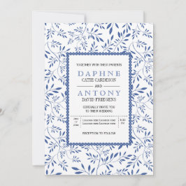 モダン青葉型結婚s 招待状