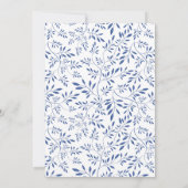 モダン青葉型結婚s 招待状 (裏面)