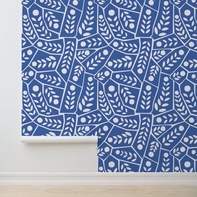 モダン青離れと図形 壁紙 (アプリケーション)