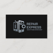 モダン頭が切れるプロフェッショナル電話の修復 名刺 (正面)