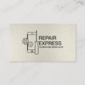 モダン頭が切れるプロフェッショナル電話の修復 名刺 (正面)