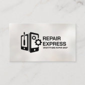 モダン頭が切れるプロフェッショナル電話の修復 名刺 (正面)