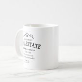 モダン頼実在は私の財産 コーヒーマグカップ (正面左)