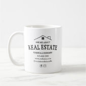 モダン頼実在は私の財産 コーヒーマグカップ (左)