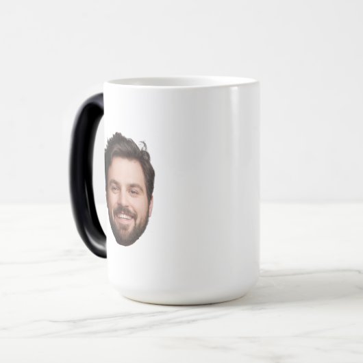 モダン顔贈与用誕生日パパ モーフィングマグカップ (正面左)