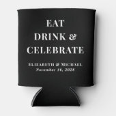 モダン食べドッ祝ク・ブラック 缶クーラー (正面)