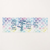 モダン食べ眠ヨガ反復 ヨガマット (正面(横))