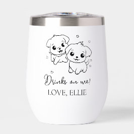 モダン飲エレガントみ物の写真ペット