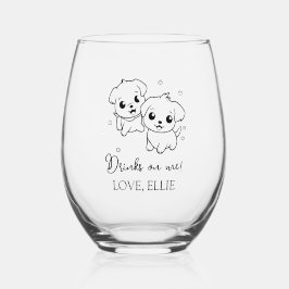 モダン飲エレガントみ物の写真ペット ステムなしワイングラス