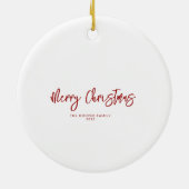 モダン飾り セラミックオーナメント (裏面)