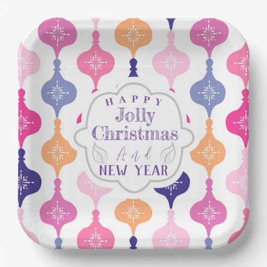 モダン飾り ペーパープレート (正面)