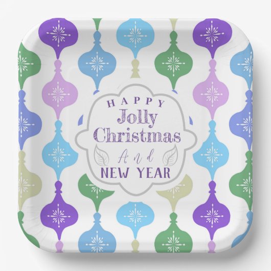 モダン飾り ペーパープレート (正面)