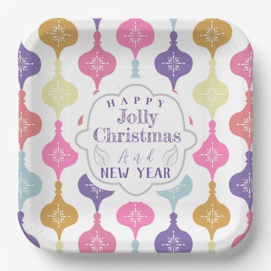 モダン飾り ペーパープレート (正面)