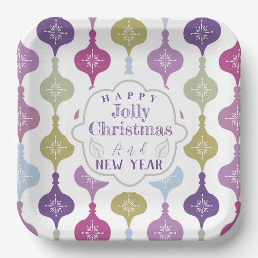 モダン飾り ペーパープレート (正面)