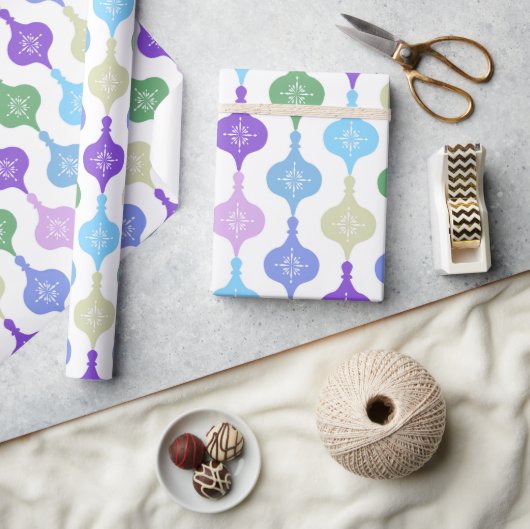 モダン飾り ラッピングペーパー (クラフト)