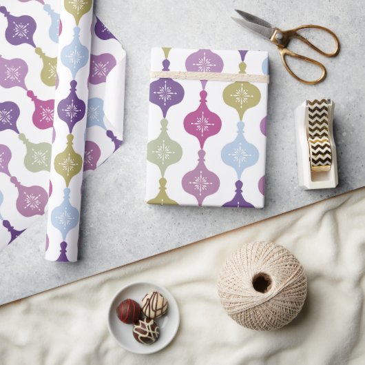 モダン飾り ラッピングペーパー (クラフト)