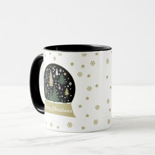 モダン飾雪 マグカップ (正面左)