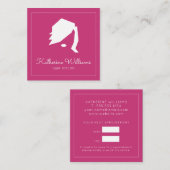 モダン髪型アポイントメント 予約カード (正面/裏面)