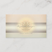 モダン魅力的ガーリープロフェッショナル 名刺 (正面)