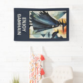 モダン魔女 – 抽象芸術アートワーク3 – ファンおもしろい 横断幕 (インサイチュ)