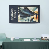 モダン魔女 – 抽象芸術アートワーク3 – ファンおもしろい 横断幕 (トレードショー)