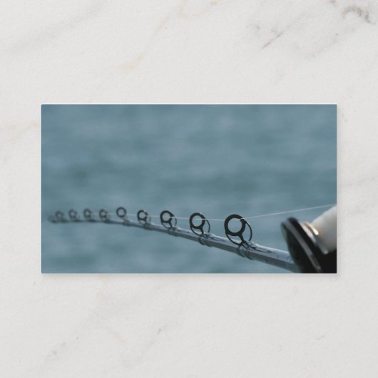 モダン魚釣りテーマ 名刺 (裏面)