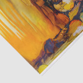 モダン鮮やかな色の抽象芸術絵画 薄葉紙 (詳細)