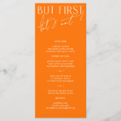 モダン鮮やかミニマルオ結婚レンジ メニュー (正面)