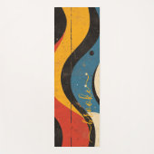 モダン鮮やかレトロ ヨガマット (正面)