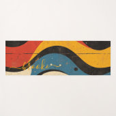 モダン鮮やかレトロ ヨガマット (正面(横))