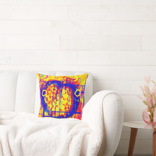 モダン鮮やか抽象芸術 クッション (ソファ)