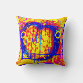 モダン鮮やか抽象芸術 クッション (正面)