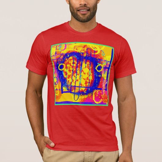 モダン鮮やか抽象芸術 Tシャツ (正面)
