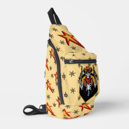 モダン鮮やかCountry Western USAカウボーイ スリングバッグ