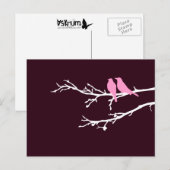 モダン鳥 ポストカード (正面/裏面)