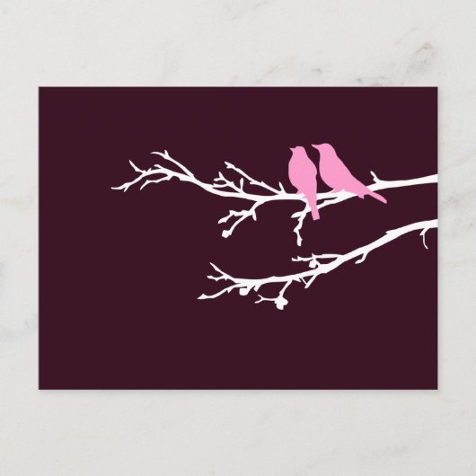 モダン鳥 ポストカード (正面)