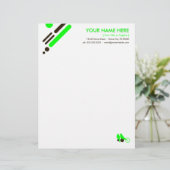 モダン鳥 レターヘッド (スタンド正面)