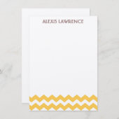 モダン黄色のすべての行事感謝していユー サンキューカード (正面/裏面)