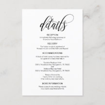 モダン黒い脚結婚本、我々の詳細