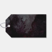 モダン黒フェイク金ゴールド感謝していK ギフトタグ (裏面横)