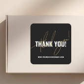 モダン黒感謝してい包包 スクエアシール