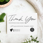 モダン黒白の台本を感謝していす 招待状