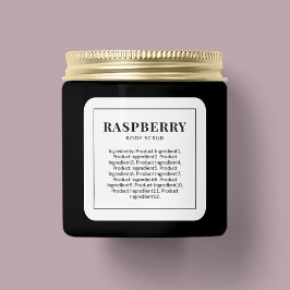 モダン黒縁ど品リスト スクエアシール