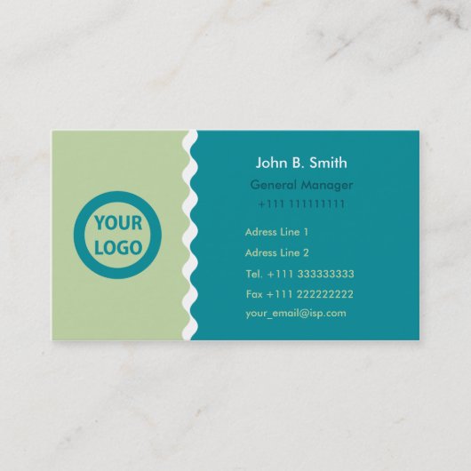 モダン002の名刺 名刺 (正面)