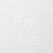 "モダン1日"リハ遠くにーサルディナー透明 ウィンドウサイン (シート)