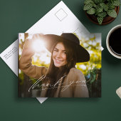 モダン1枚の写真を作成感謝していする ポストカード