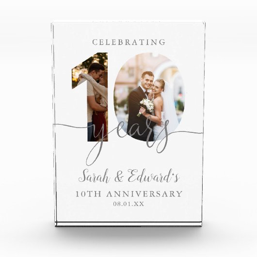 モダン10周年結婚2 フォトブロック (正面)