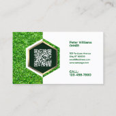 モダン16進フレーム気にヤードサービス 名刺 (裏面)