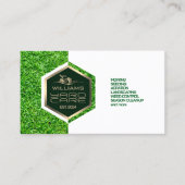 モダン16進フレーム気にヤードサービス 名刺 (正面)