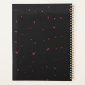 モダン18人の写真のハートが彼のために整形される プランナー手帳 (裏面)